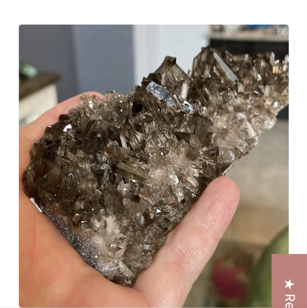 Smoky Quartz Crystal Cluster